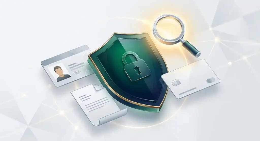 Current Lukki privacy policy wording describing identity and verification information