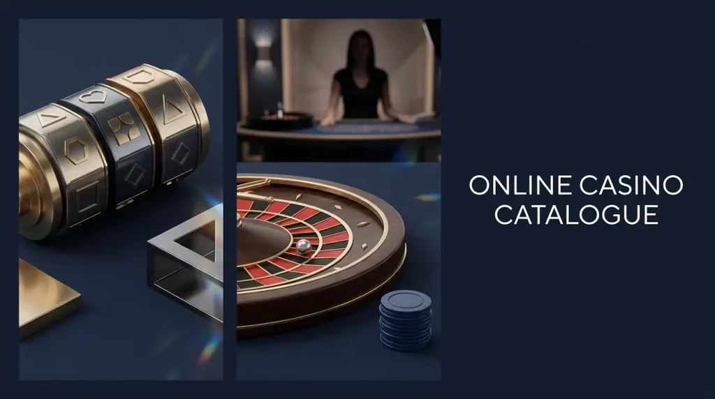 Online slot and table game categories